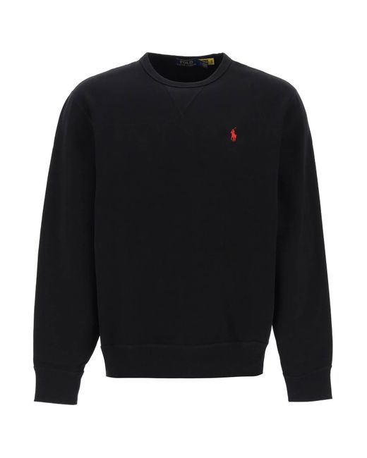 Polo Ralph Lauren Black Rl Sweatshirt for men
