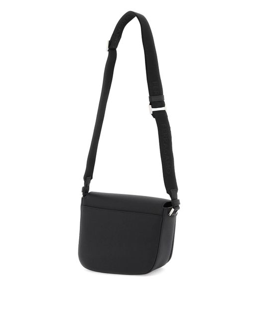 Ferragamo Black Flame Shoulder Bag (medium) for men