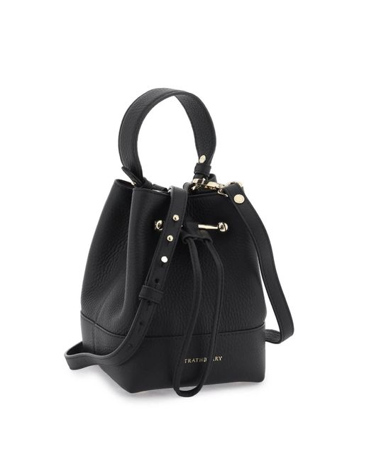 Strathberry Black 'lana Osette' Bucket Bag