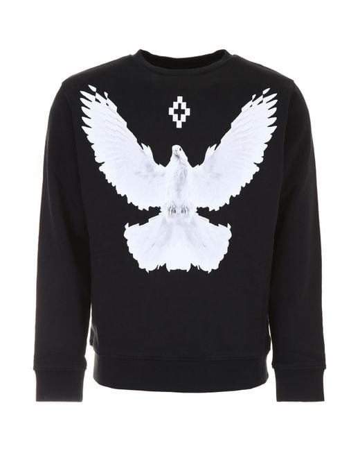 Marcelo Burlon Black Dove Crewneck Sweatshirt for men