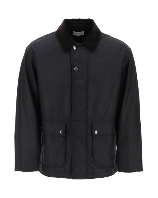 The Row Black Frank's Waxed Jacket for men