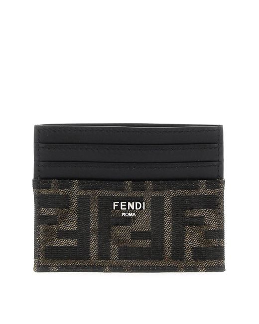 Fendi Black Ff Cardholder for men