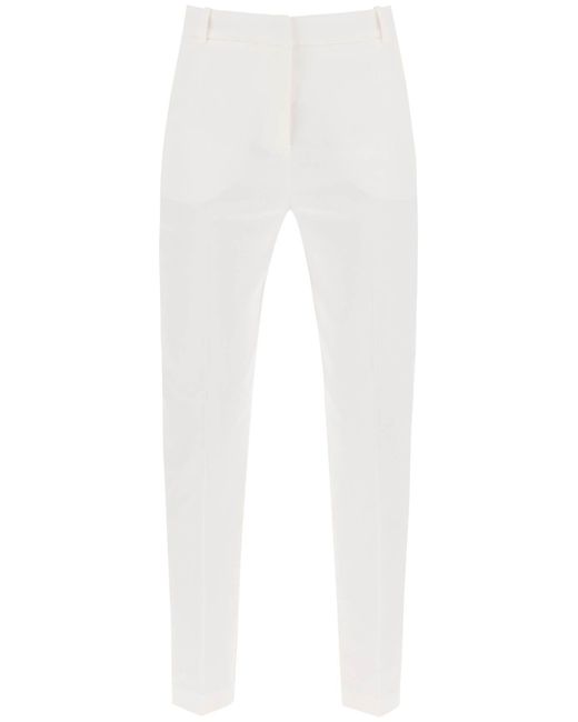 Pinko White Bello Cigarette Pants