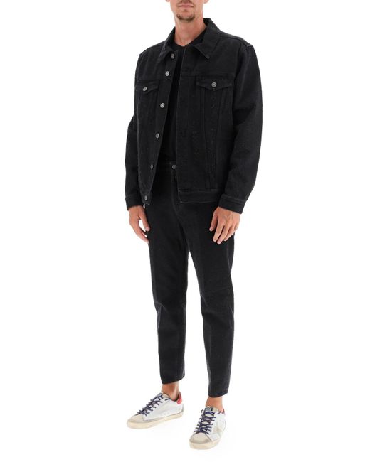 Golden Goose Agenore Needlepunch Denim 
