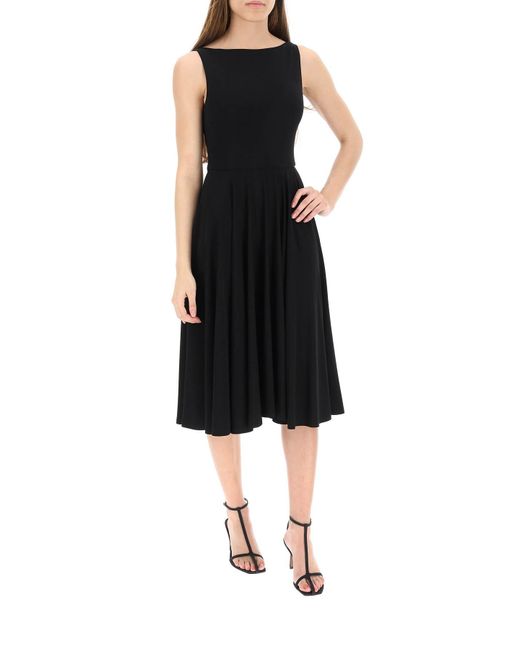 Sportmax Synthetic Radice Jersey Midi 