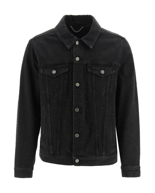 Golden Goose Agenore Needlepunch Denim 