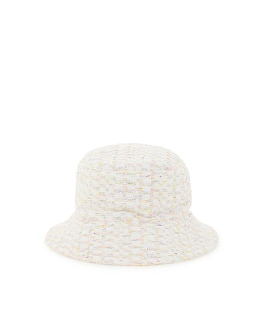 Maison Michel Tweed Angele Bucket Hat 