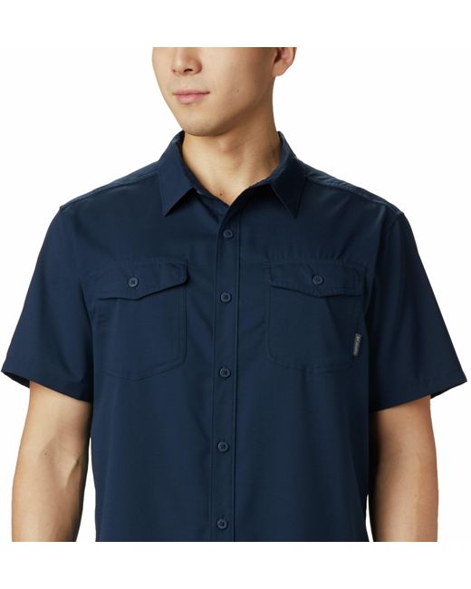 Columbia Blue Utilizer Ii Solid Short Sleeve Shirt for men