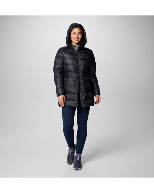 Columbia Black Harmony Falls Mid Down Jacket