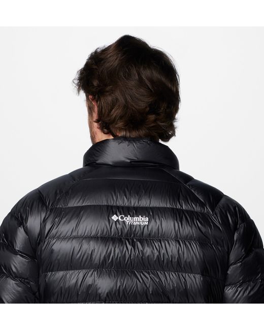 Columbia Black Arctic Crest Down Jacket for men