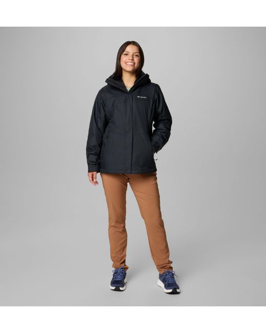 Columbia Black Bugaboo Iii Fleece Interchange Jacket