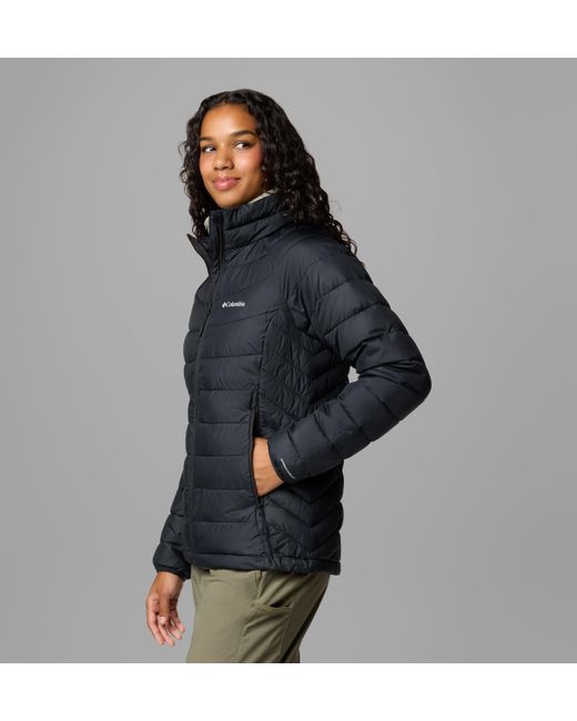 Columbia Black S Powder Lite Ii Full Zip Jacket