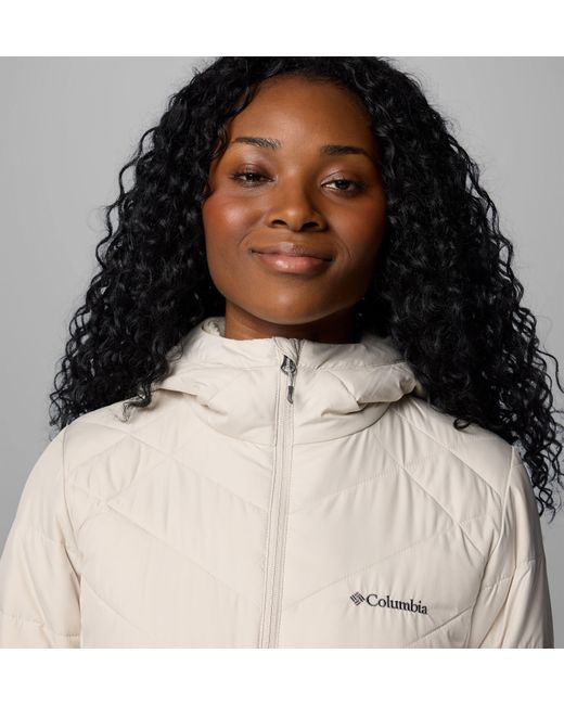 Columbia Natural S Heavenly Long Hooded Puffer Jacket