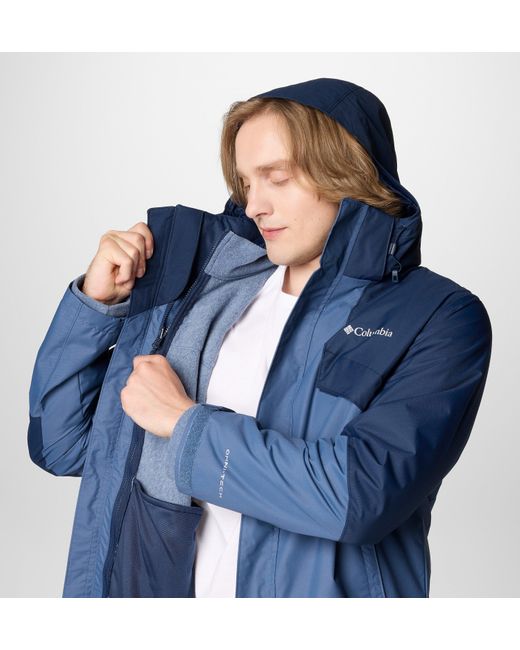 Columbia Blue Bugaboo Iii Fleece Interchange Jacket for men