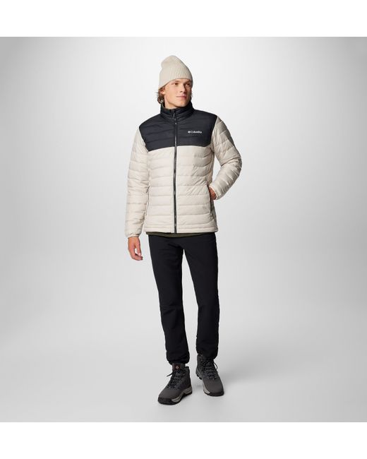 Columbia Gray Powder Lite Ii Jacket for men