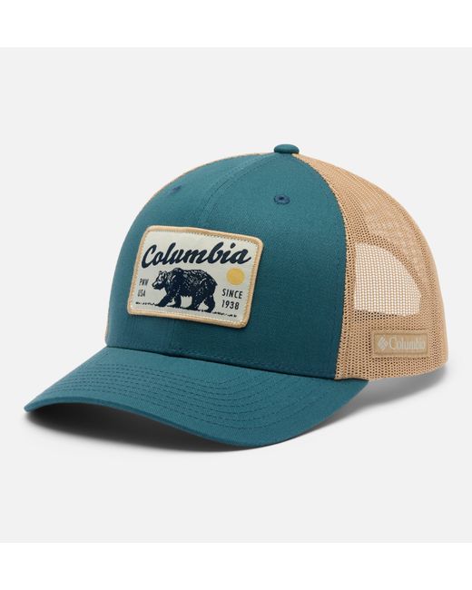 Columbia Blue Columbia Mesh Snap Back Hat