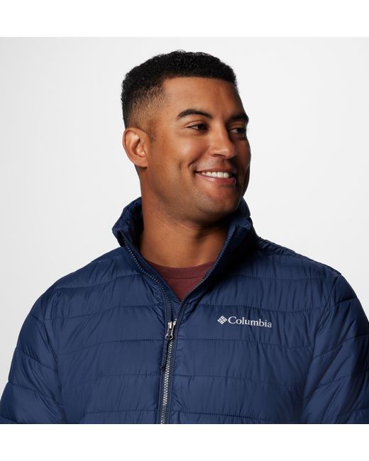 Columbia Blue Powder Lite Ii Jacket for men