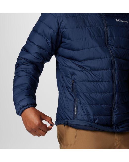 Columbia Blue Powder Lite Ii Jacket for men