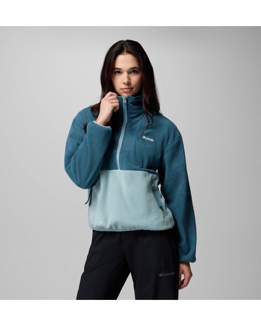 Columbia Blue S Sequoia Grove Half Zip Fleece Jacket
