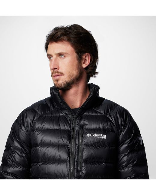 Columbia Black Arctic Crest Down Jacket for men