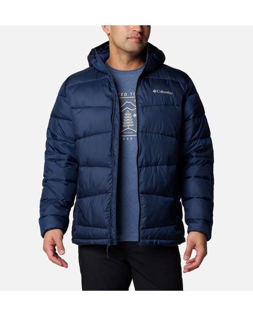 Columbia Blue Fivemile Butte Ii Hooded Jacket for men