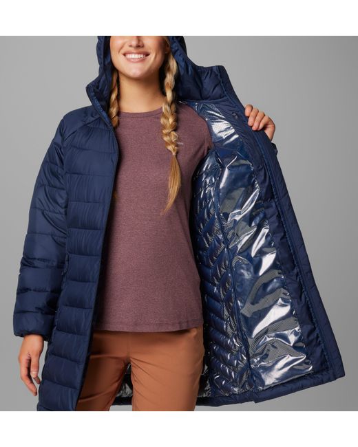 Columbia Blue Powder Lite Ii Mid Jacket