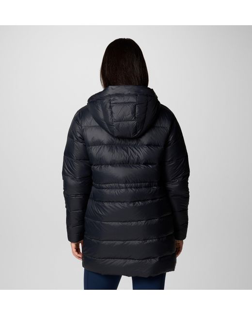 Columbia Black Harmony Falls Mid Down Jacket