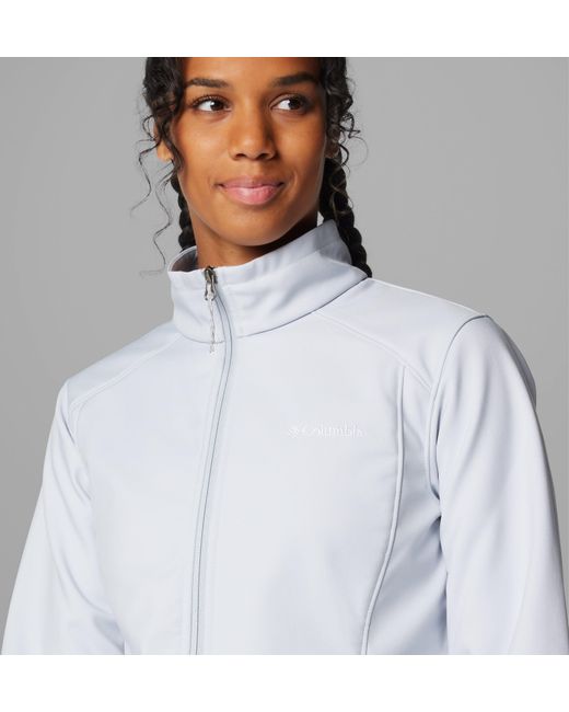 Columbia Blue Kruser Ridge Iii Softshell Jacket