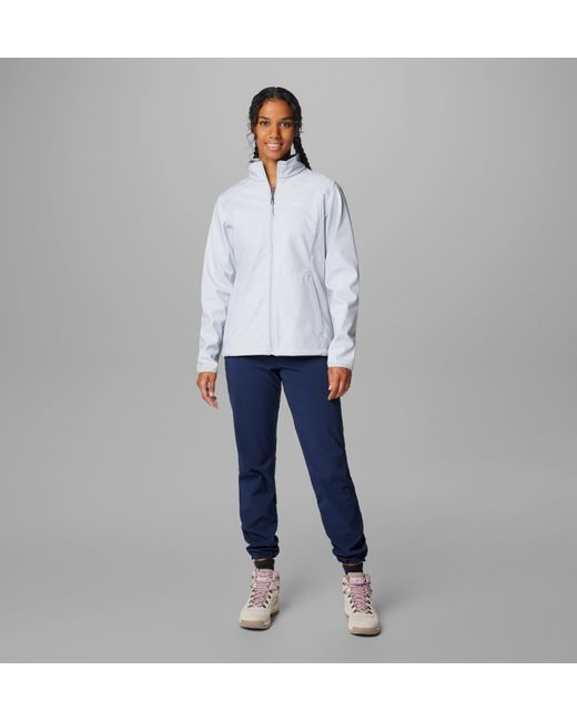 Columbia Blue Kruser Ridge Iii Softshell Jacket