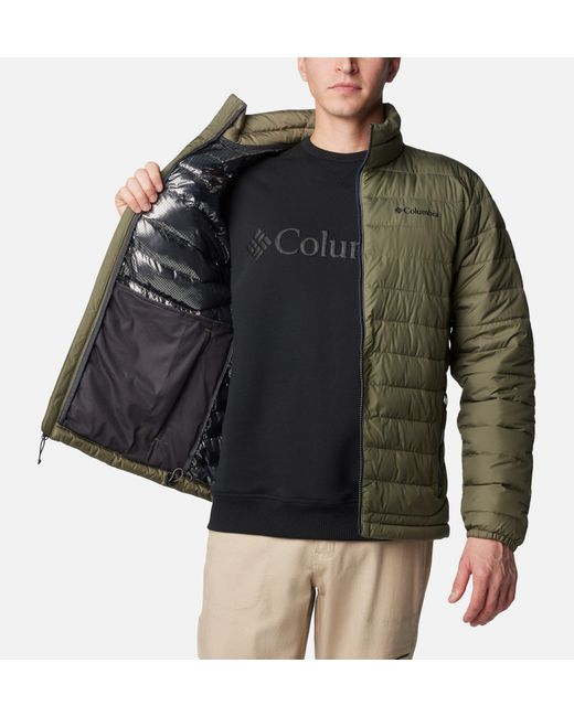 Columbia Green S Powder Lite Ii Insulated Puffer Jacket for men