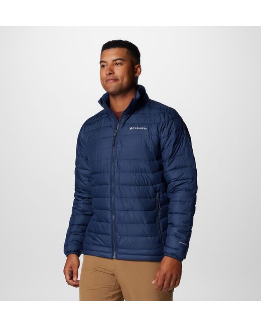Columbia Blue Powder Lite Ii Jacket for men