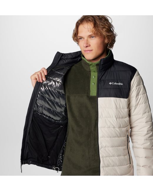 Columbia Gray Powder Lite Ii Jacket for men
