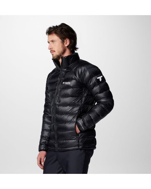 Columbia Black Arctic Crest Down Jacket for men