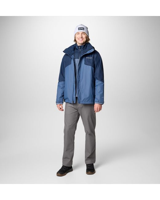 Columbia Blue Bugaboo Iii Fleece Interchange Jacket for men