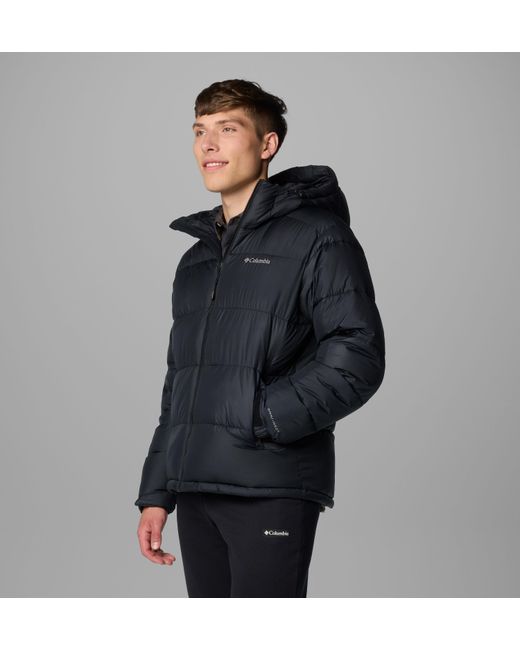 Columbia Black Pike Lake Puffer Jacket for men