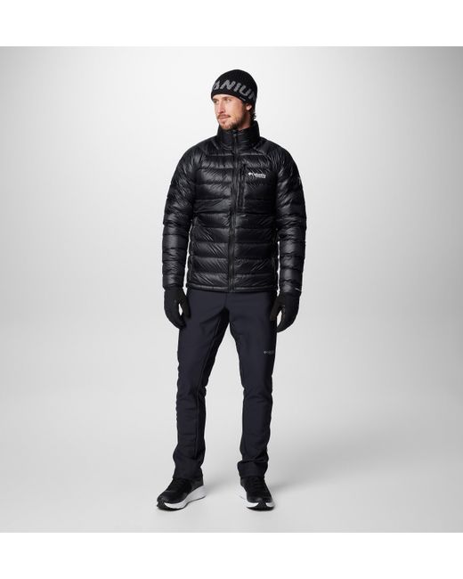 Columbia Black Arctic Crest Down Jacket for men