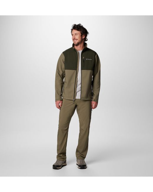 Columbia Green Ascender Softshell Jacket for men