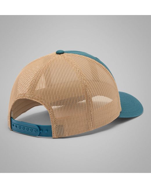 Columbia Blue Columbia Mesh Snap Back Hat
