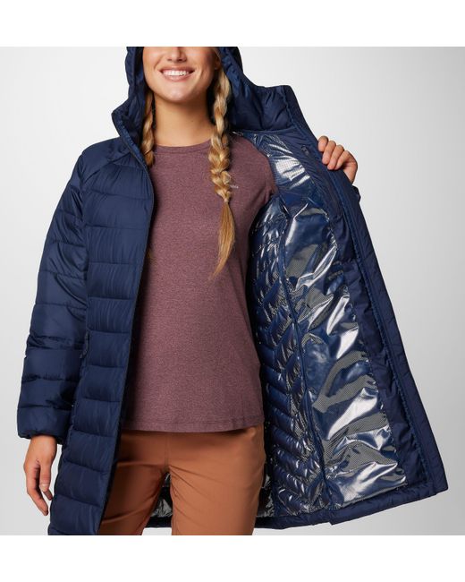 Columbia Blue Powder Lite Ii Mid Jacket