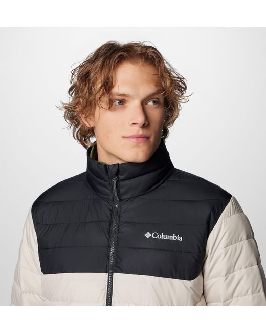Columbia Gray Powder Lite Ii Jacket for men