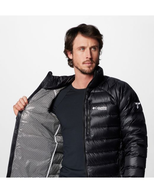 Columbia Black Arctic Crest Down Jacket for men