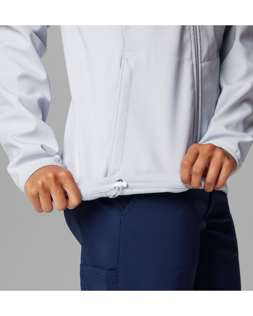 Columbia Blue Kruser Ridge Iii Softshell Jacket