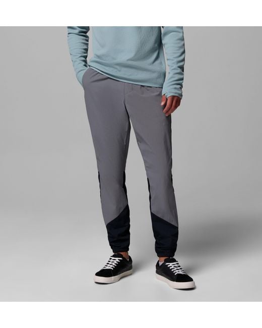 Columbia Gray Columbia Tech Nylon Trousers for men