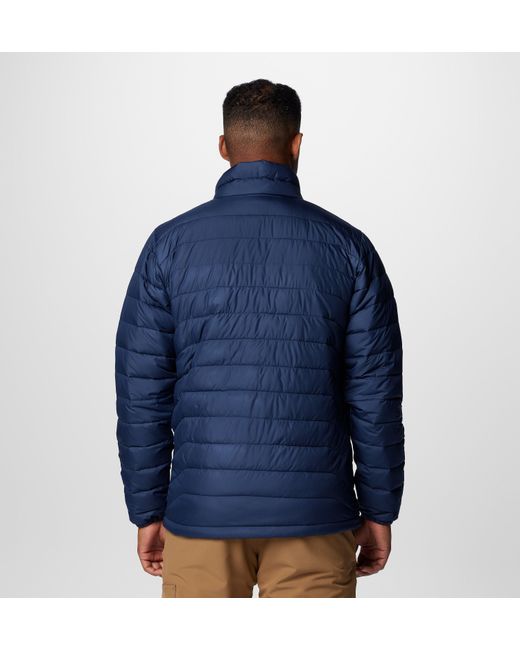 Columbia Blue Powder Lite Ii Jacket for men