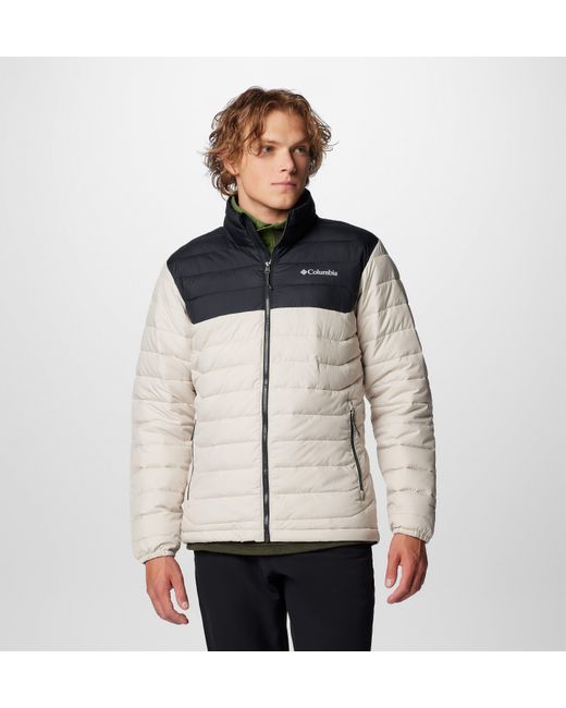 Columbia Gray Powder Lite Ii Jacket for men