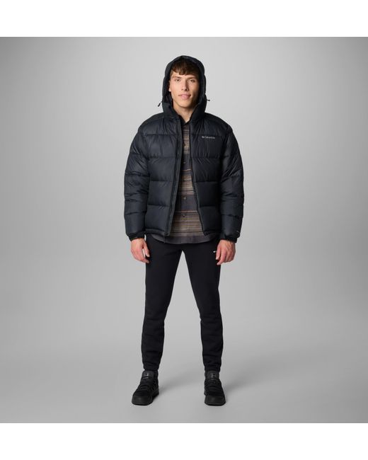 Columbia Black Pike Lake Puffer Jacket for men