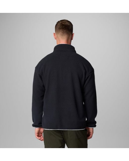 Columbia Black Helvetia Ii Half Snap Fleece for men