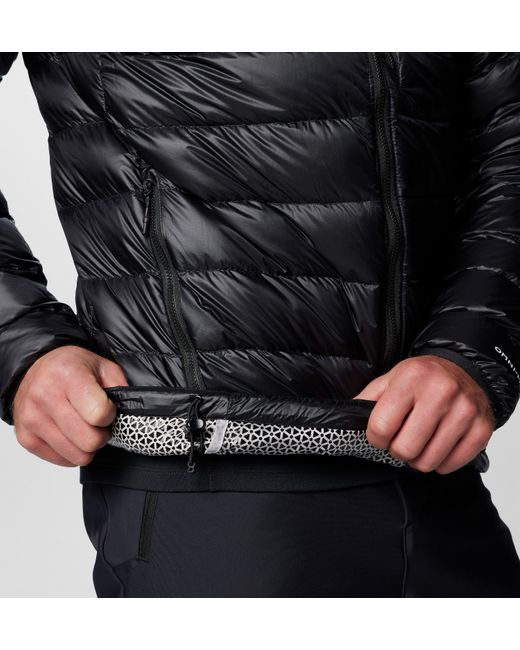Columbia Black Arctic Crest Down Jacket for men