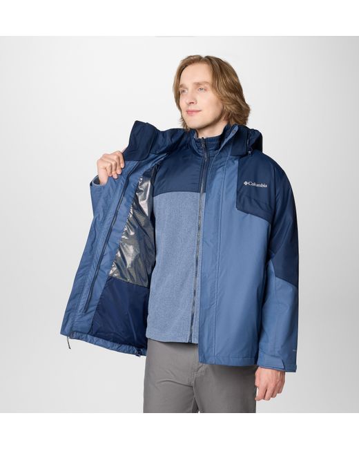 Columbia Blue Bugaboo Iii Fleece Interchange Jacket for men