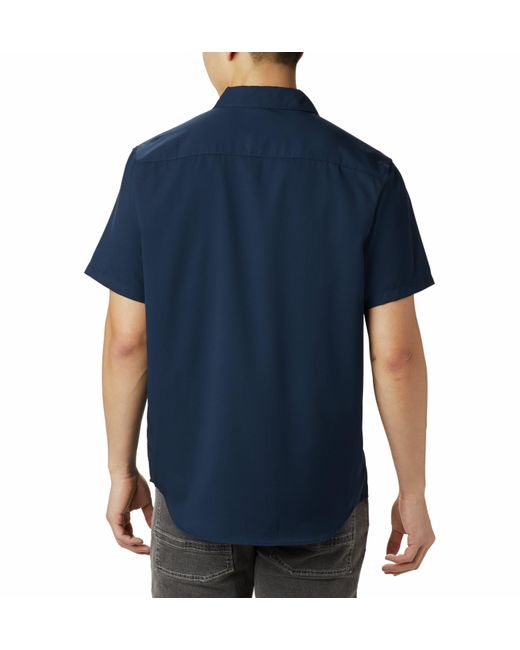 Columbia Blue Utilizer Ii Solid Short Sleeve Shirt for men